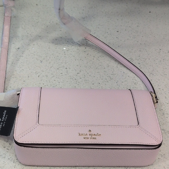 Kate Spade Light Pink Crossbody 8x5Very Beautiful Bag Especially For Easter NWT - Picture 1 of 10